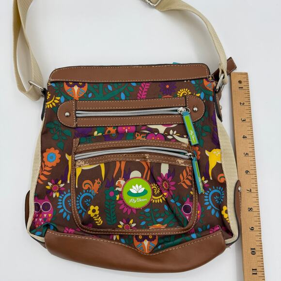 LILY BLOOM Woodland Recycled Plastic Shoulder Bag  Adjustable Strap [FLAW] - Picture 8 of 9